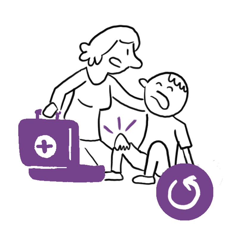 EHBO herhaling, eerste hulp aan kinderen met Oranje Kruis certificaat)